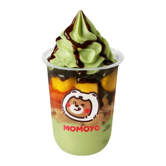 Matcha Fruit Sundae